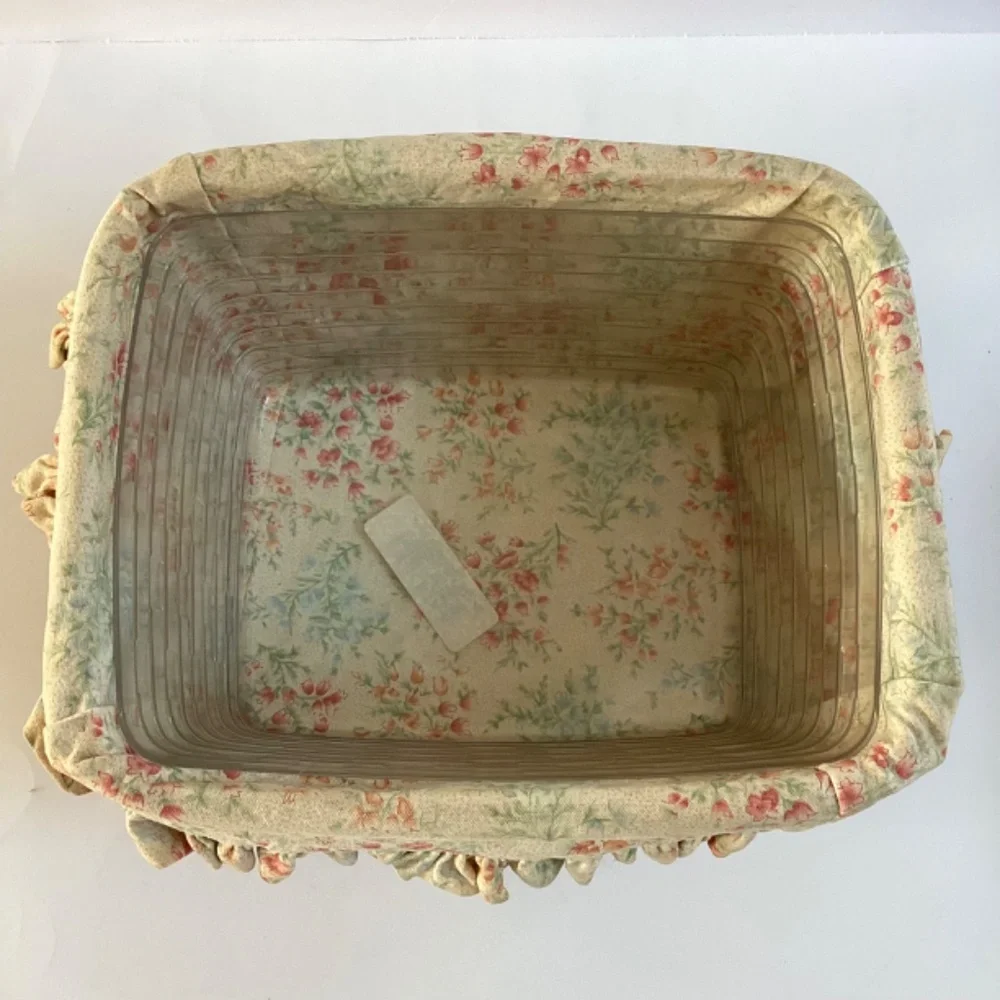 Longaberger 2002 Mother's Day Moms Memories Photo Basket Tie-on Lid Liner